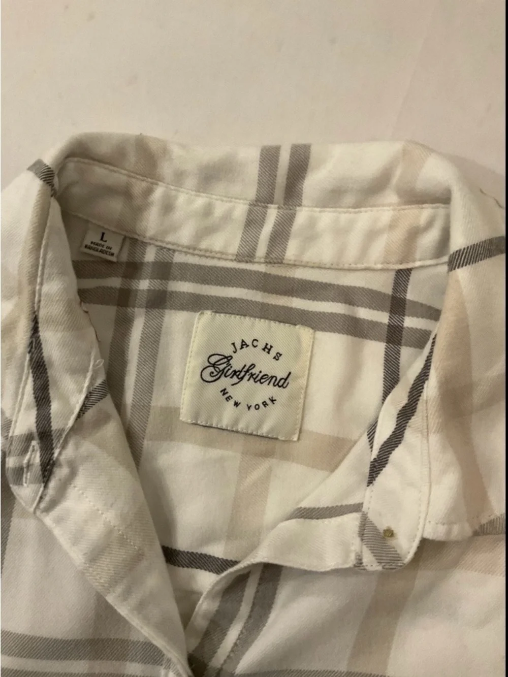 Jachs Plaid Button-Up Shirt